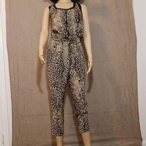Jazmine Chebar Cheetah jumpsuit pant